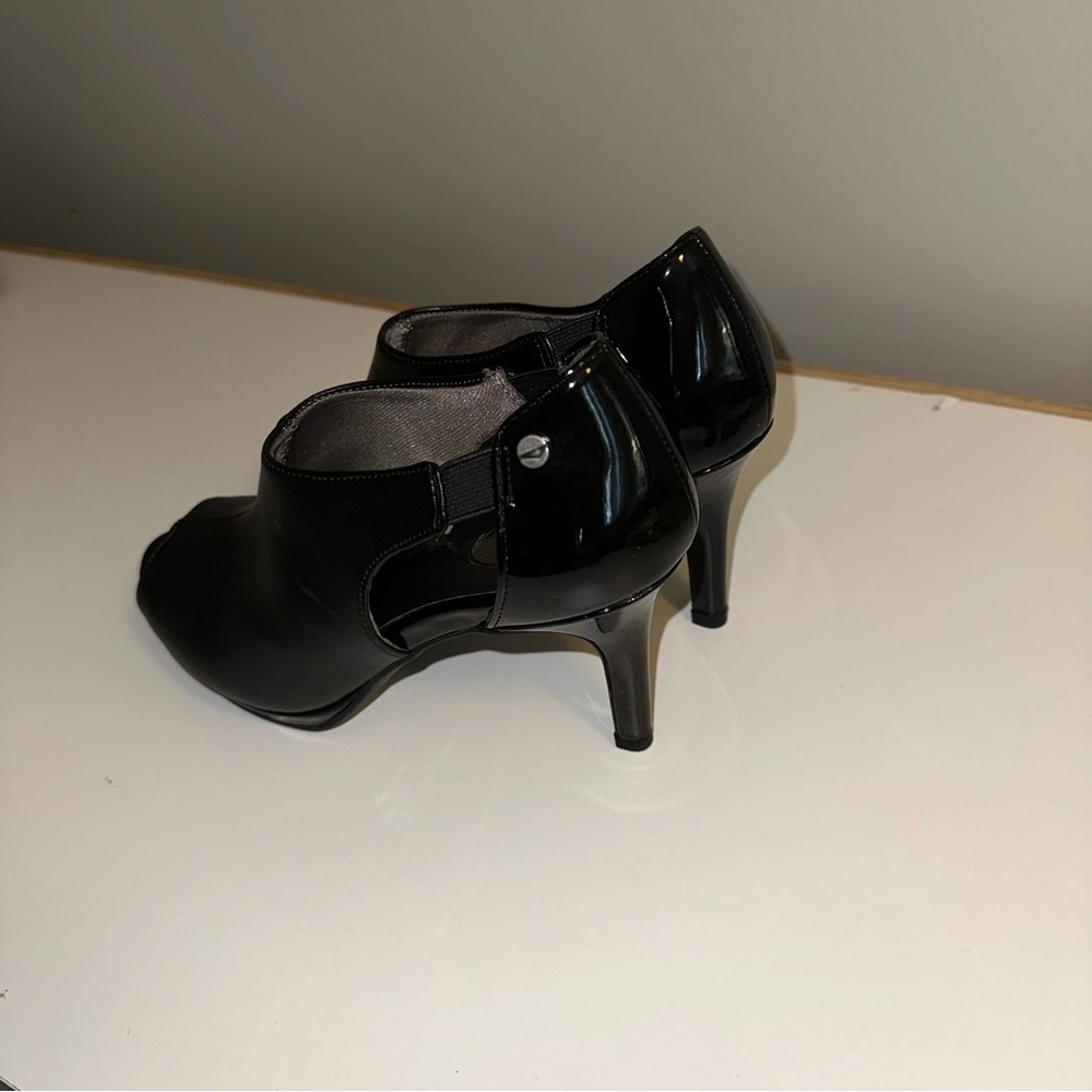 Black Patent Leather Mary Jane Heels